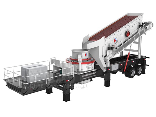 輪胎式立破移動篩分站