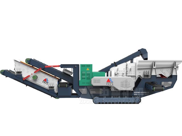 履帶式建筑垃圾破碎篩分站