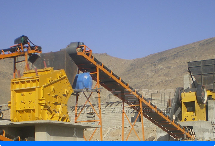 安徽六安新興砂石公司購(gòu)1214/1315兩臺(tái)反擊破