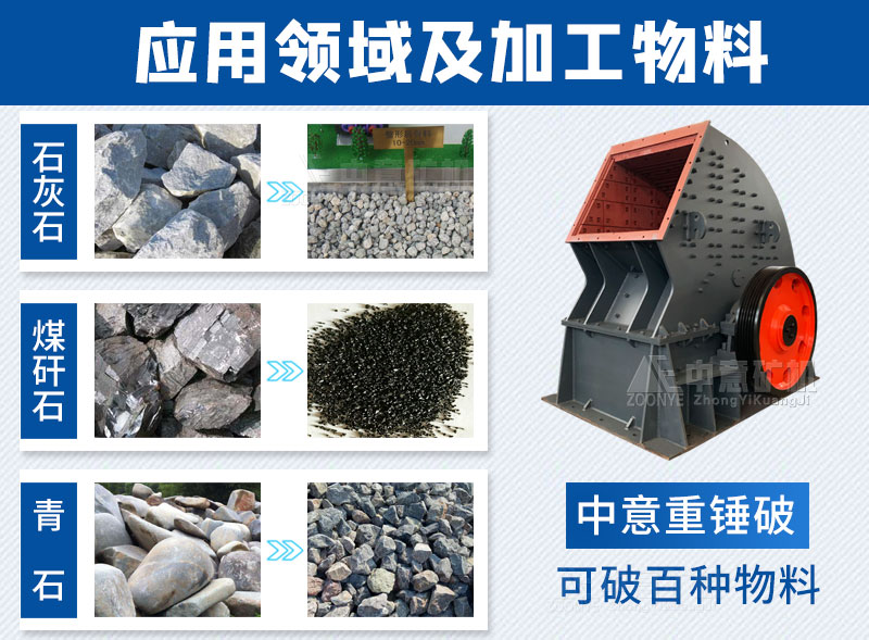 重錘破可加工多種物料