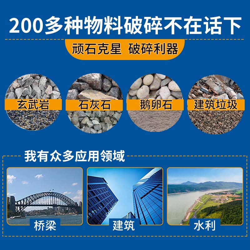 低碳的破石機(jī)應(yīng)用