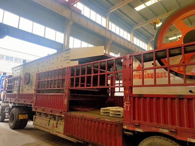 重慶客戶定制的固定式建筑垃圾處理設(shè)備發(fā)貨