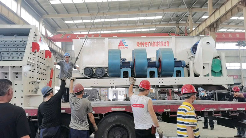 建筑垃圾破碎機(jī)和滾軸篩