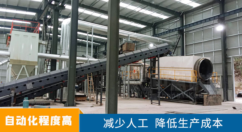 建筑垃圾處理生產(chǎn)線自動(dòng)化程度高