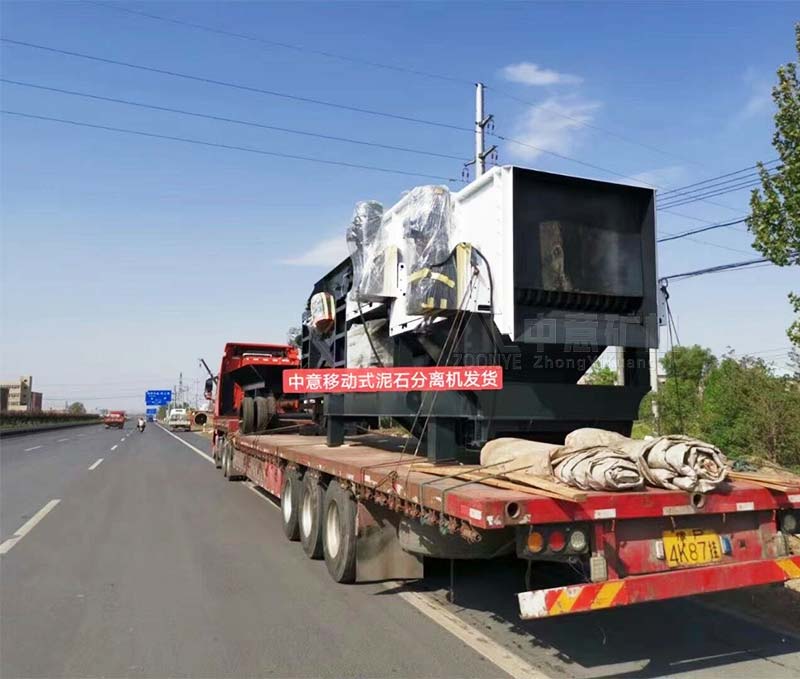 泥石分離機(jī)發(fā)往新疆石料廠 中意再掀發(fā)貨熱潮
