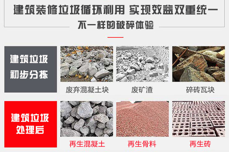 建筑垃圾處理物料