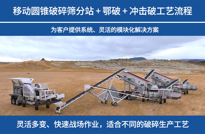 移動(dòng)玄武巖碎石生產(chǎn)線