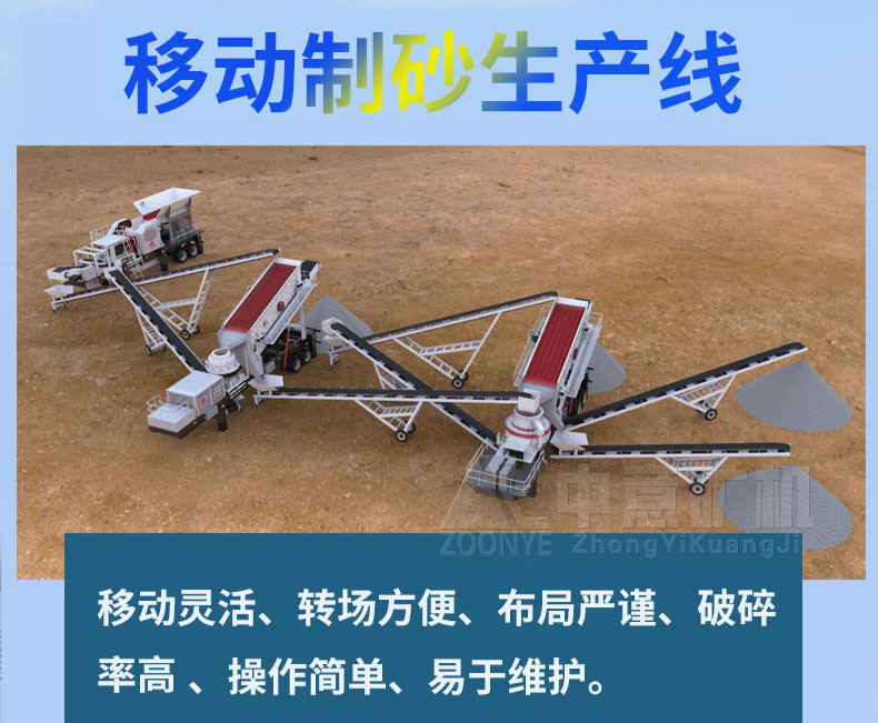 移動制砂生產(chǎn)線