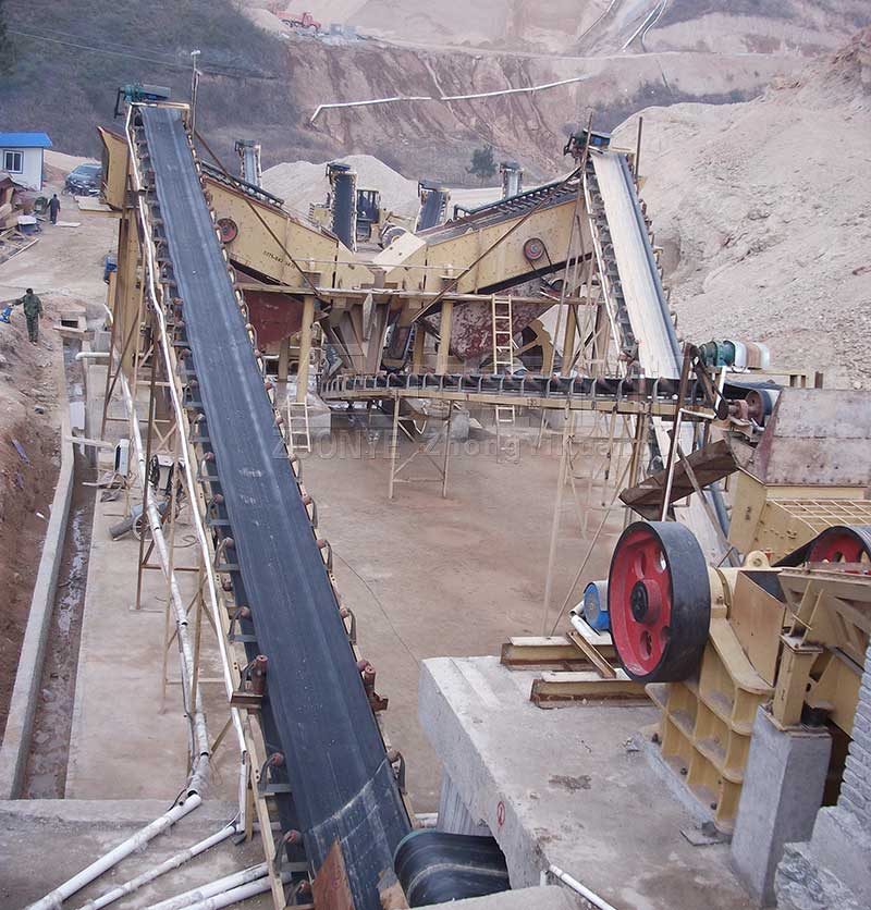 日產100方打沙生產線配置方案