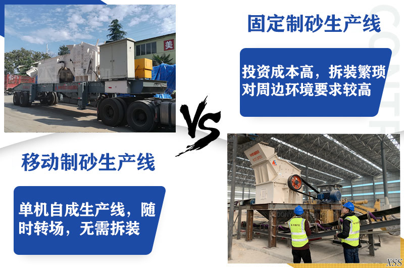 移動(dòng)打砂機(jī)對(duì)比固定式