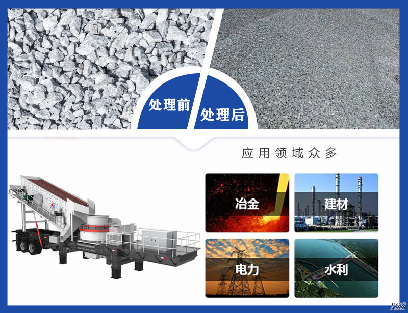 移動破碎站處理前后及應用