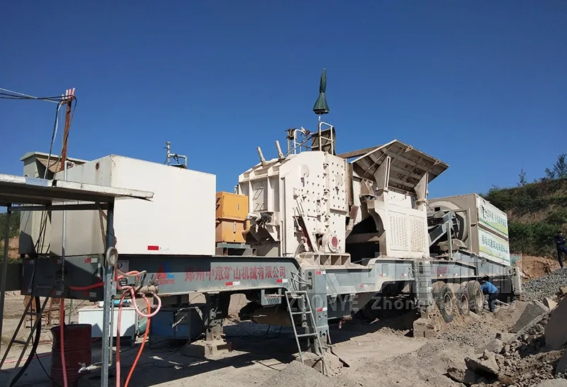 建筑垃圾移動(dòng)碎石機(jī)